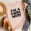 Simply Sage Market S.W.Smiley I'm A Cool Mom Smiley Face Short Sleeve Tee - 3 of 4
