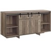 Vynxaria Gray Washed Finish TV Stand, Max TV Size 60 in. - 4 of 4