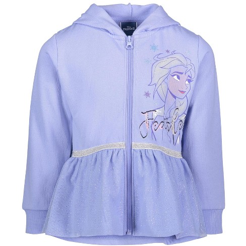 Frozen zip shop up hoodie