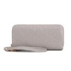 MKF Collection Honey Genuine Leather Quilted Flower-Embossed Women’s Wristlet Wallet by Mia K - 2 of 4