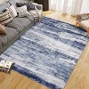 Modern Abstract Area Rug Soft Washable Foldable Accent Rug Non Slip Low Pile Throw Rugs for Living Room Bedroom - 2 of 4