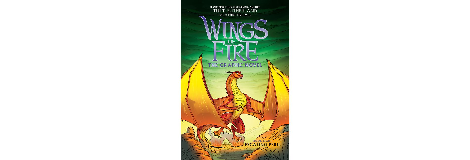 Escaping Peril: A Graphic Novel (Wings of Fire Graphic Novel #8) - (Wings of Fire Graphix) by  Tui T Sutherland (Hardcover)