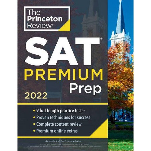 Princeton Review SAT Premium Prep, 2022 - (College Test Preparation) by The  Princeton Review (Paperback)