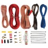 MTX AUDIO RT8PT 8" 240W Enclosure Amplified Vented Tube Box Car Loaded Subwoofer & Soundstorm AKS8 8 Gauge Car Amplifier Amp Complete Wiring Kit - 3 of 4