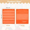 Unique Bargains Magnetic Wall Hanging Small Double-Sided Classroom Pocket Chart - 2 of 4
