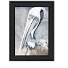 HomeRoots PELICAN Black Framed Print Wall Art - 4 of 4