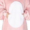 Catalonia Wearable Hoodie Blanket Sweatshirt, Oversized Comfortable Hooded Pullover Jacket for 7-16 yr Teens Youth Kids, Gift Idea - 4 of 4