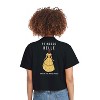 Women's - Disney - Princess Belle Cropped Graphic T-Shirt - 2 of 4