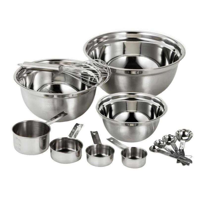 EuroHome 12-Piece Stainless Steel Mix and Measure Set, 1 of 7