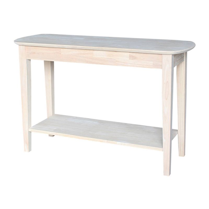 Philips Oval Sofa Table Unfinished - International Concepts, 1 of 13