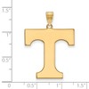 Black Bow Jewelry 14k Yellow Gold Tennessee Volunteers NCAA Extra Large Pendant - 2 of 3