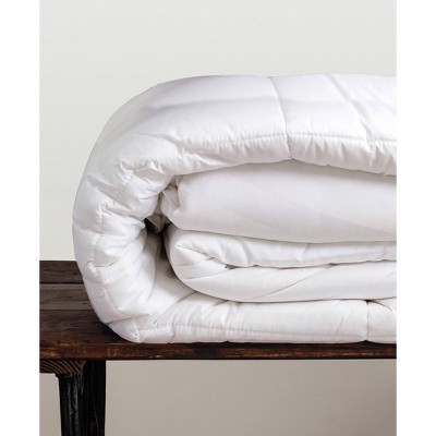 Queen Hypoallergenic Rayon from Bamboo Down Alternative Comforter White - Cariloha