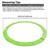 Yescom 14 Ft Universal Replacement Round Trampoline Safety Pad PVC EPE Foam Protection Green - 2 of 4