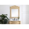 Elegant Lighting Wood frame mirror 28 inch x 36 inch in Light Antique Beige - image 2 of 4