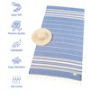 American Soft Linen Turkish Peshtemal Beach Towels, 40" x 70" Size 4 Pack Swim Towels for Beach and Pool Towels - 4 of 4