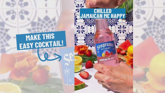 Seagram&#39;s Escapes Jamaican Me Happy - 4pk/11.2 fl oz Bottles, 2 of 6, play video