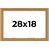 PosterPalooza | Contemporary Gold Picture Frame - UV Acrylic, Backing Board, Hanging Hardware Included - 2 of 4