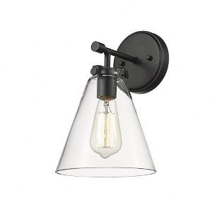 Millennium Lighting Aliza 1 - Light Vanity in  Matte Black - 1 of 1