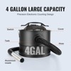 VEVOR Ash Vacuum Cleaner, 4 Gallon with 1200W Powerful Suction, Ash Vac Collector with 47.2 in Flexible Hose, for Fireplaces, Pellet Stoves, Black - 4 of 4