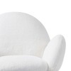 31.9'' Imitation Lamb Fabric Modern Plush Sofa Chair with Solid Beech Wood Frame - 3 of 4