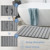 Napei Foldable Diatomite Stone Bath Mat with Anti-Slip Rubber Backing - 2 of 4