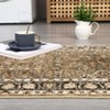 Vintage Rug Living Room Rug Floral Print Bedroom Rug Soft Non-Slip Low Pile Area Rug - 4 of 4
