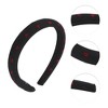 Unique Bargains Women's Fashion Heart Headbands Black Red 1 Pc - 3 of 4