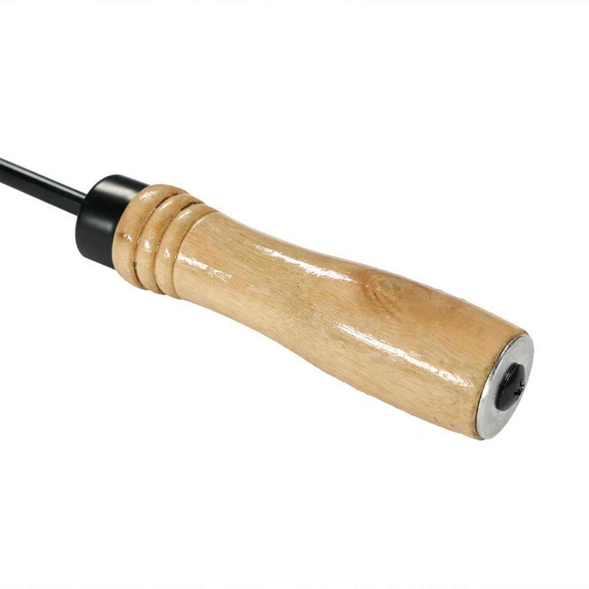 Sunnydaze Outdoor Steel Log Poker with Wooden Handle - 32" - thumbnail 6