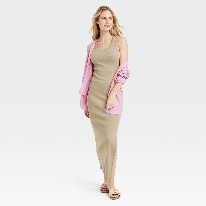 Women's Rib-Knit Maxi Bodycon Dress - Universal Thread™, 4 of 12