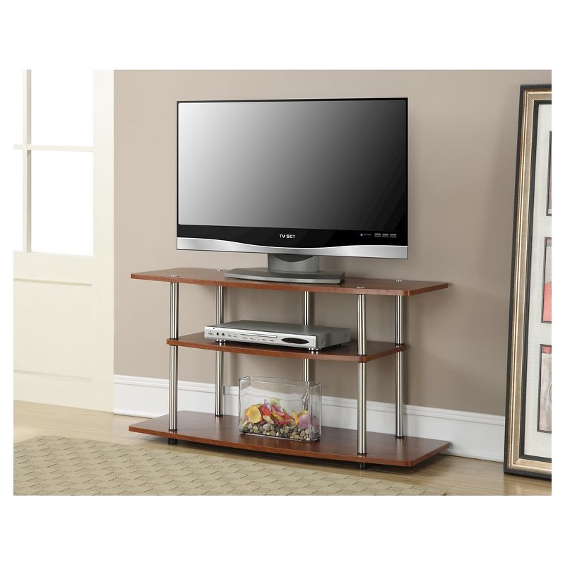 Designs2Go 3 Tier Wide TV Stand for TVs up to 43" - Breighton Home, 4 of 7