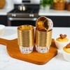 Unique Bargains Disposable Baking Cups Aluminum Foil Multicolor 2.68"x1.57" 50 Pcs - 2 of 4