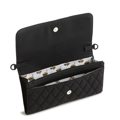 Vera Bradley Women's Outlet Cotton Wallet Crossbody Bag Moonless Night — фото 3