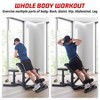 2-In-1 Roman Chair & Preacher Curl Bench Multi-Function Heavy-Duty Hyperextension Bench for Home With Adjustable Height - 4 of 4