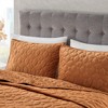 Gulches Full/Queen 3 Piece Velvet Quilt Set Rust - 3 of 4