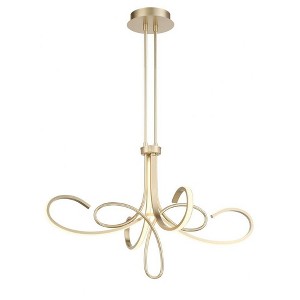 George Kovacs Lighting Astor 1 - Light Chandelier in  Soft Gold - 1 of 1