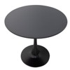 Sapphtopaz Dining Table Kitchen Table Round Dining Table Tulip-style Bar Table with Pedestal Base for Kitchen, Small Spaces - 3 of 4