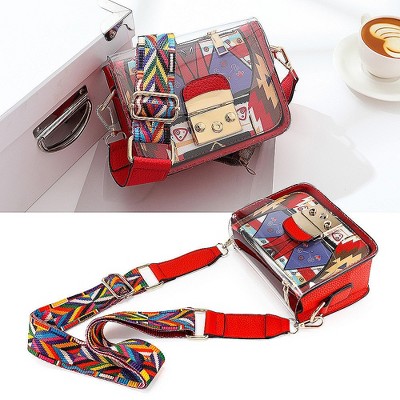 Gearonic Mini Transparent Plastic Crossbody Bag
