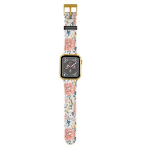 alison janssen Tropical Coral Floral 42mm/44mm Gold Apple Watch Band - Society6 - 1 of 3