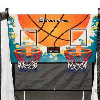 Green Foldable Polyester Basketball Arcade Game for Kids
