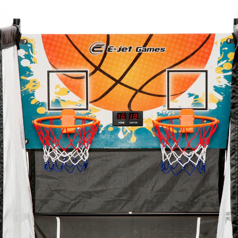 E-Jet Sports Junior Foldable &#38; Portable Basketball Arcade Game, 4 of 5