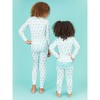 RuffleButts SoftSnooze Big Girls Ruffle Long Sleeve Pajama Set - 3 of 4