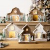 Melrose Flocked Nativity Stable 19.5"L - 2 of 3