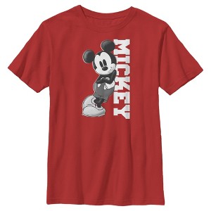 Boy's Disney Mickey Lean T-Shirt - 1 of 4