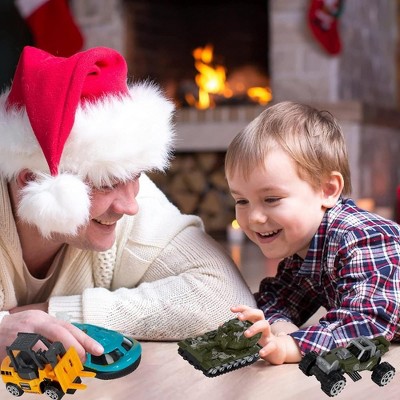 Christmas Toys, Christmas Advent Calendar for Kids, 24 Days Countdown Calendar Vehicles, Toy for Kids