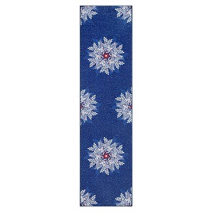 COZONY Christmas Snowflake Area Rug, Washable Non-Slip Accent Rug for Entryway, Front Door, Bedroom, Living Room & Indoor Holiday Decor - 1 of 4