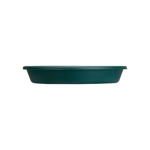 The HC Companies Planter Saucer Tray for 24 Inch Classic Pot Container, Green - 1 of 3