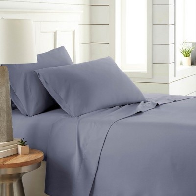 Southshore Fine Living 4-piece 14-inch Deep Pocket Easy Care Ultra-soft  Sheet Set Denim Queen : Target