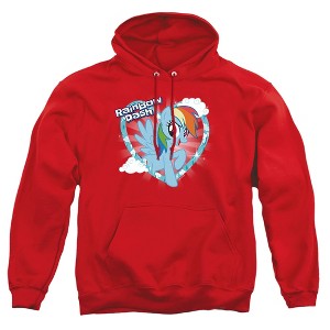My Little Pony Tv Rainbow Dash Adult Pull-Over Hoodie - 1 of 4