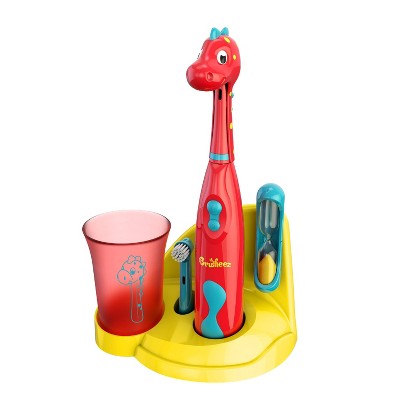Brusheez Pepper the Dinosaur Kid's Electric Toothbrush Set