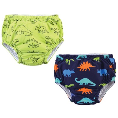Hudson Baby Infant and Toddler Boy Swim Diapers, Dinosaurs
